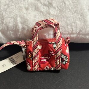 Anthropologie Vera Bradley cloth key fob and key chain